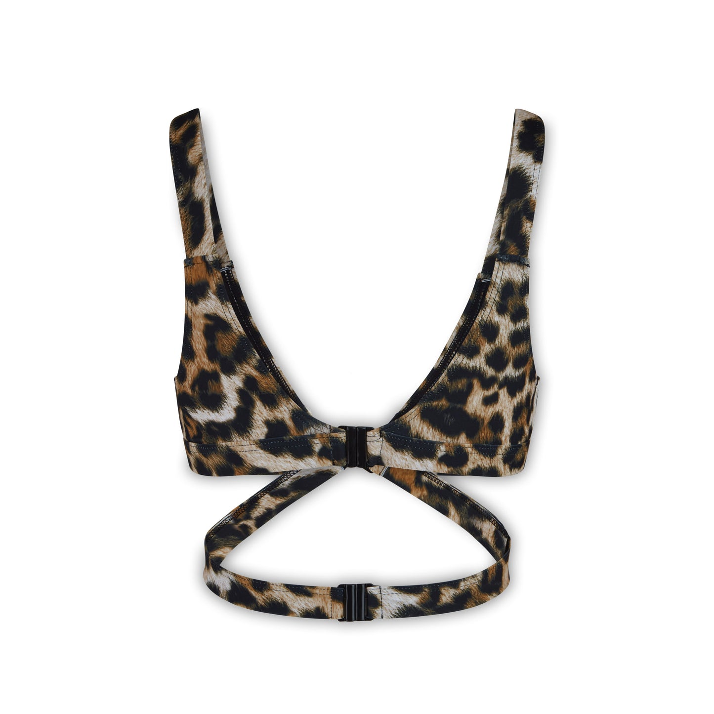 LEOPARD PRINT BIKINI TOP - ZOAH